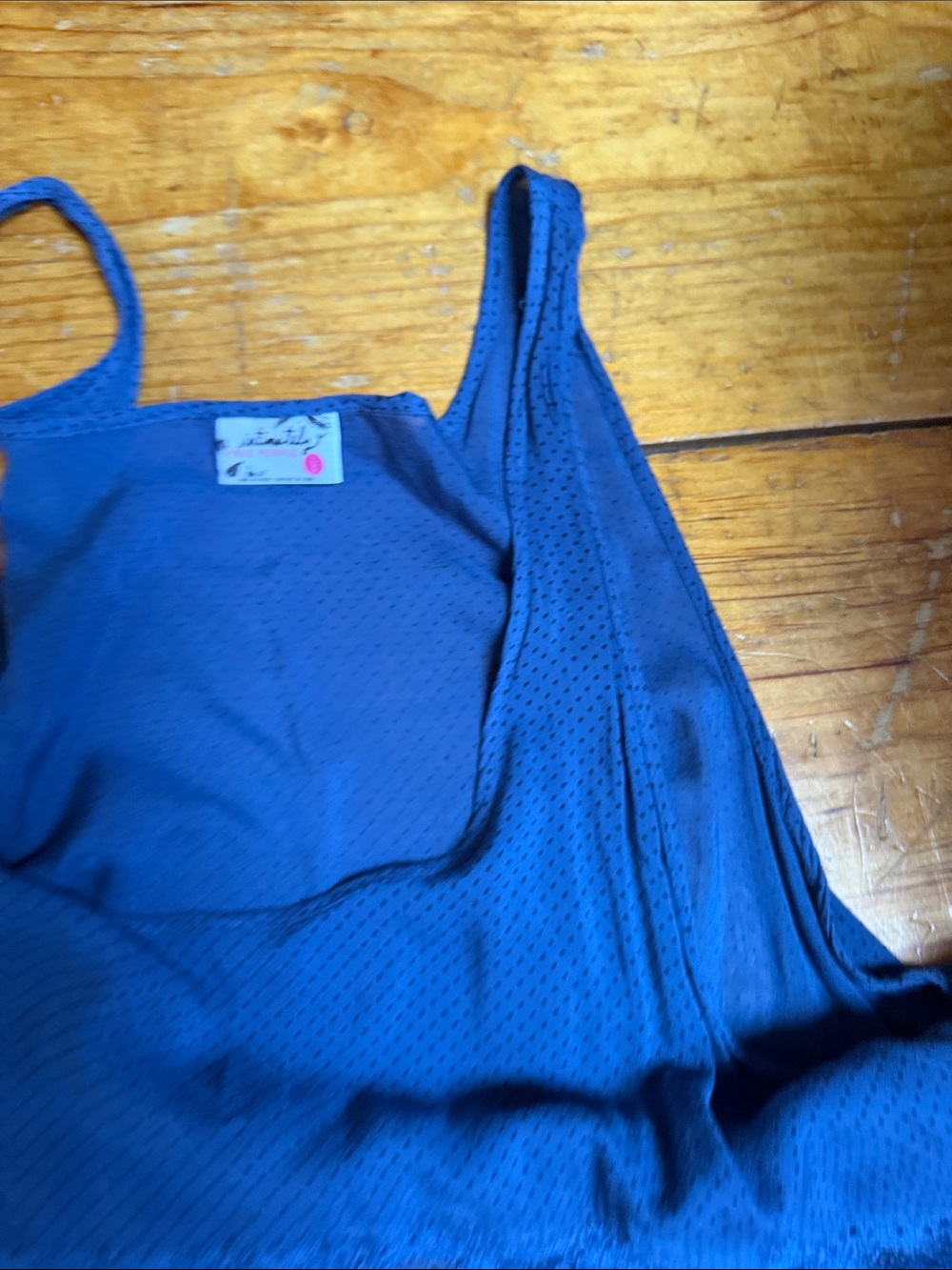 Women's Cobalt Blue Racerback Slip Dress Layering Piece by Free People - Picture 3 of 7